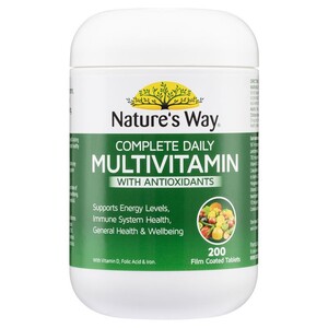 [PRE-ORDER] STRAIGHT FROM AUSTRALIA - Nature's Way Complete Daily Multivitamin 200 Tablets 